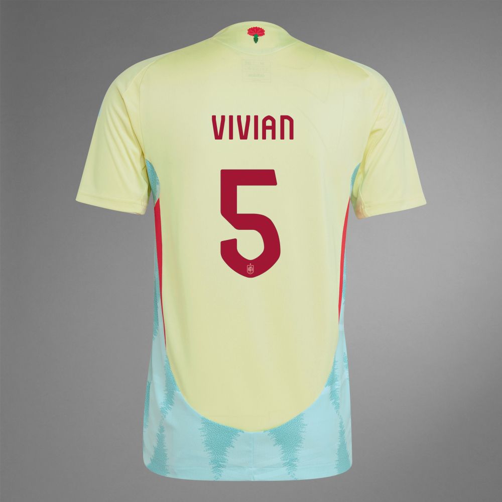 2024 Spain VIVIAN 5 Away Jersey (Player Version)