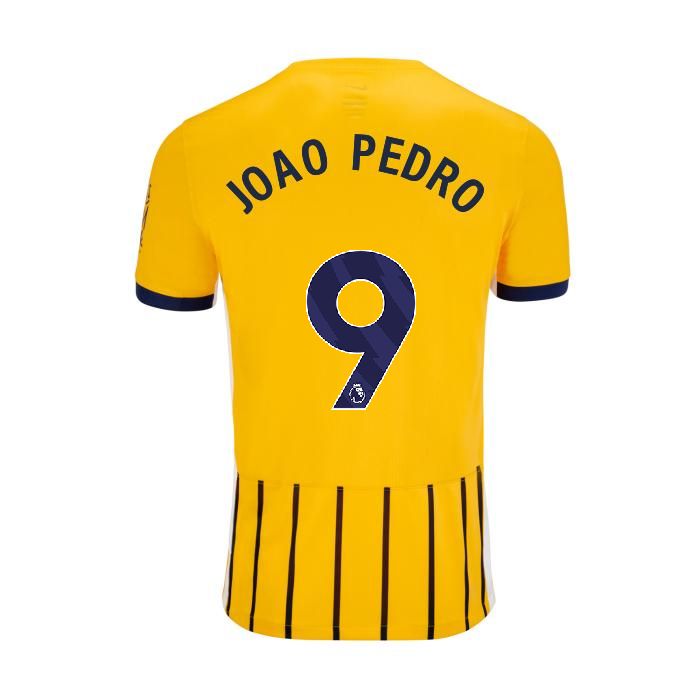 24-25 Brighton & Hove Albion JOAO PEDRO 9 Away Jersey