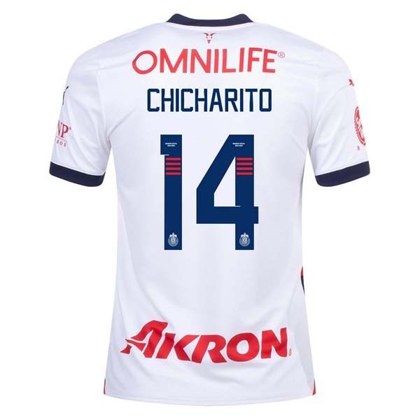 23-24 Chivas CHICHARITO #14 Away Jersey