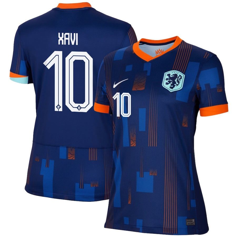 2024 Netherlands Xavi 10 Away Women Jersey