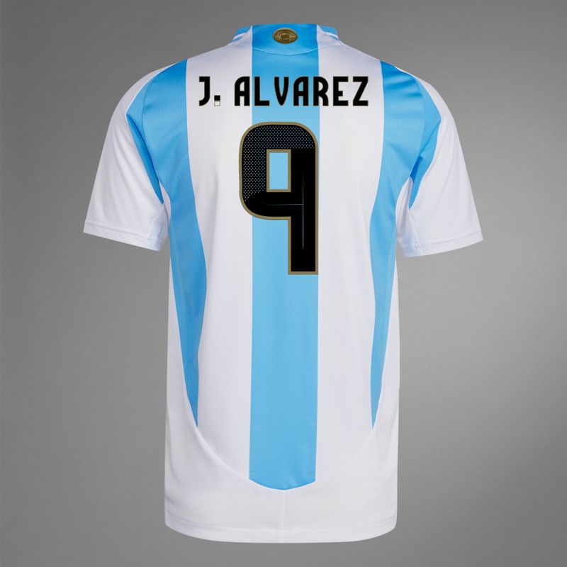 2024 Argentina J. ALVAREZ 9 Home Jersey (Player Version)