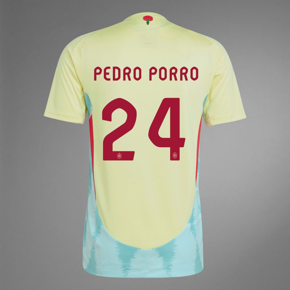 2024 Spain PEDRO PORRO 24 Away Jersey (Player Version)