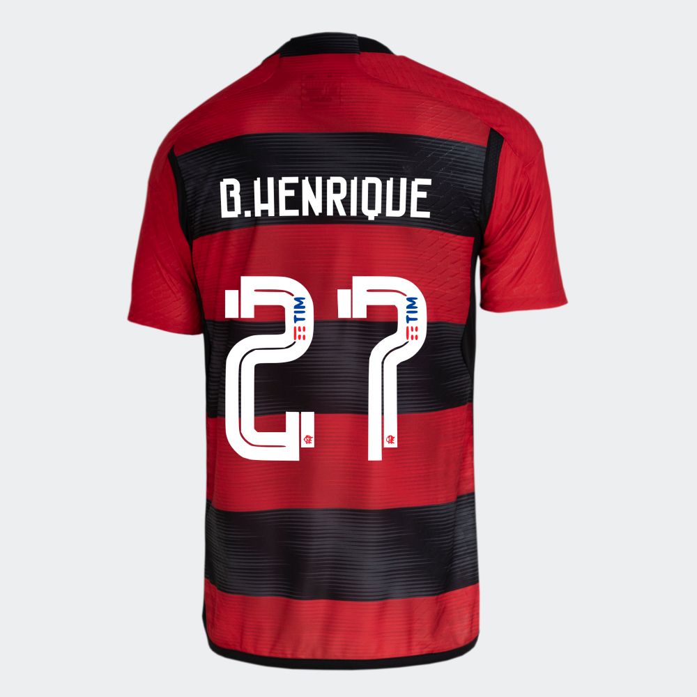 Flamengo Home Flamengo Home B.HENRIQUE 27 Jersey Shirt 2023/24 (Player Version)