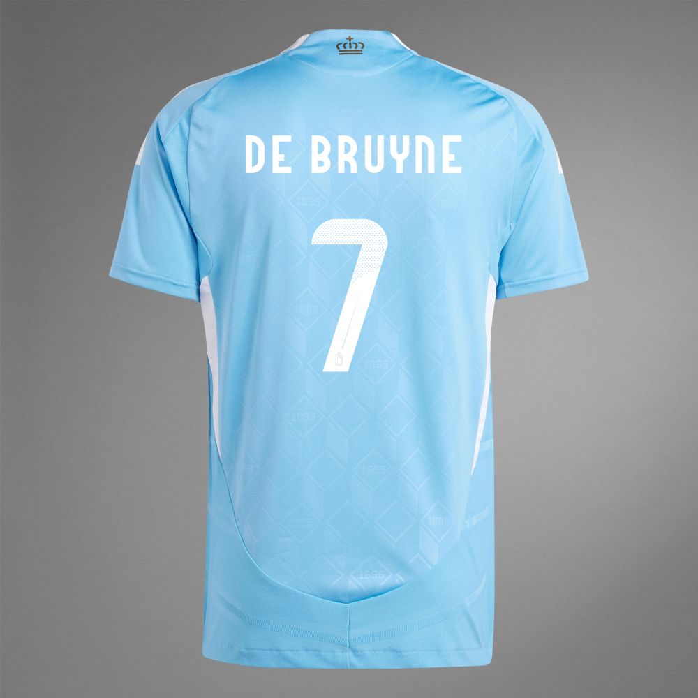 2024 Belgium DE BRUYNE 7 Away Jersey (Player Version)