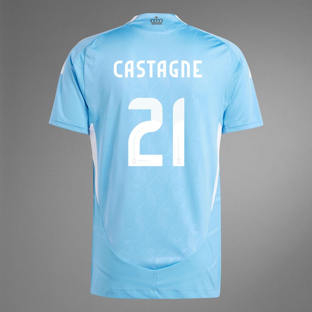 2024 Belgium CASTAGNE 21 Away Jersey (Player Version)