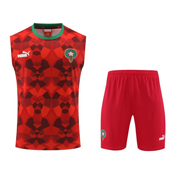 23-24 Morocco Football Culture Vest Jersey Kit