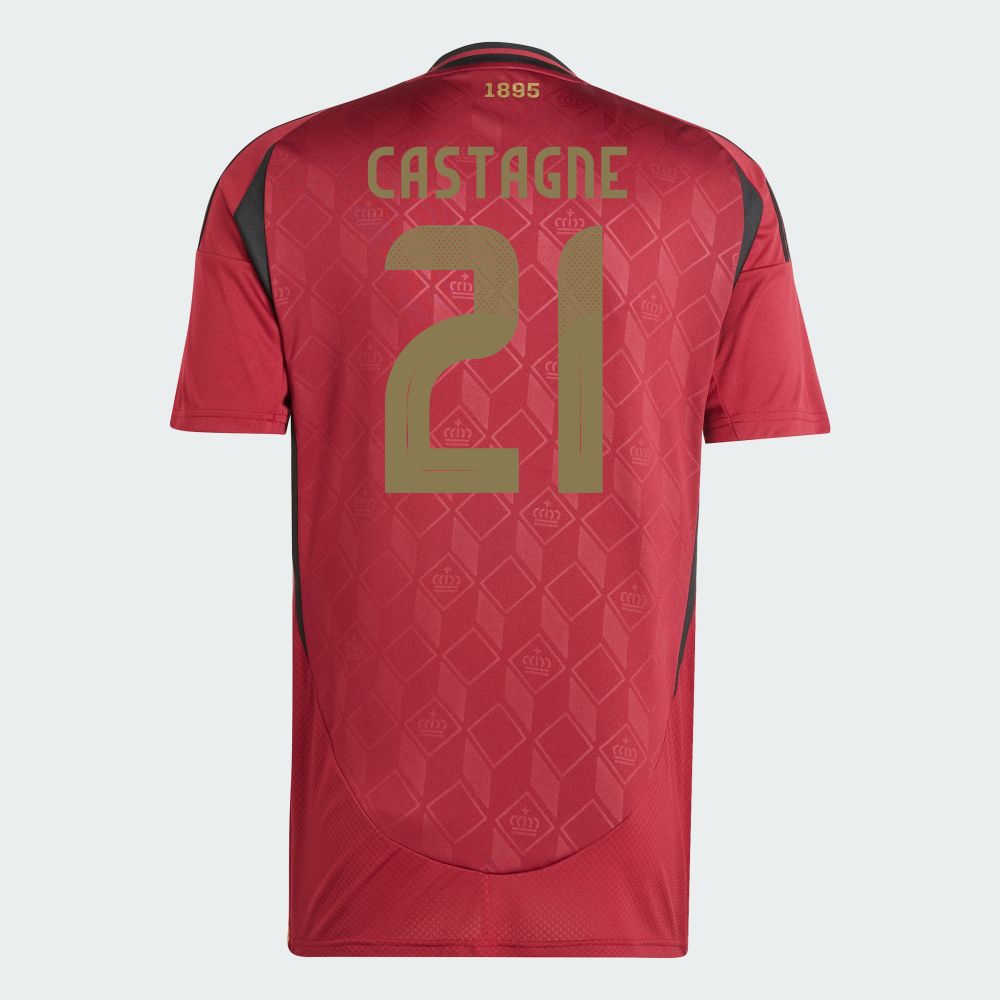 2024 Belgium CASTAGNE 21 Home Jersey