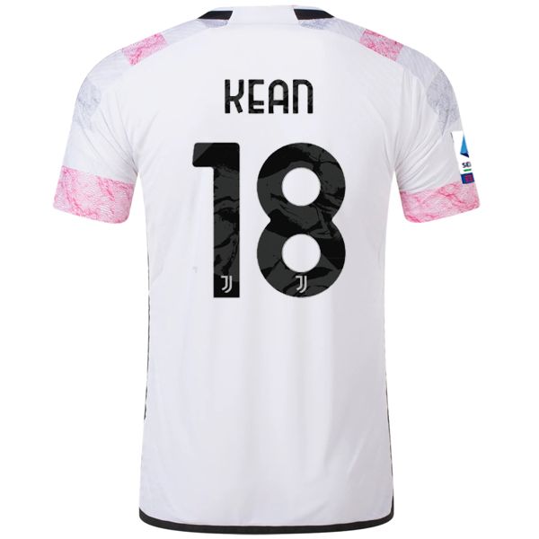 Juventus Away Moises Kean #18 Jersey 2023/2024 (Player Version)