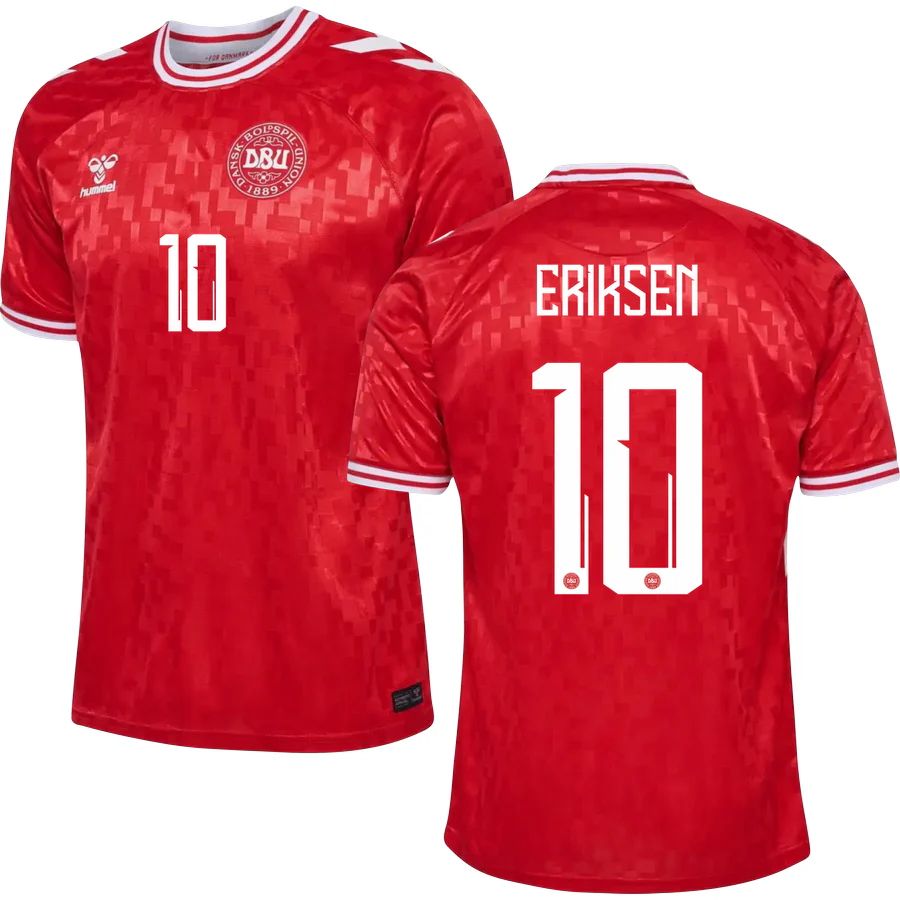 2024 Denmark ERIKSEN 10 Home Jersey