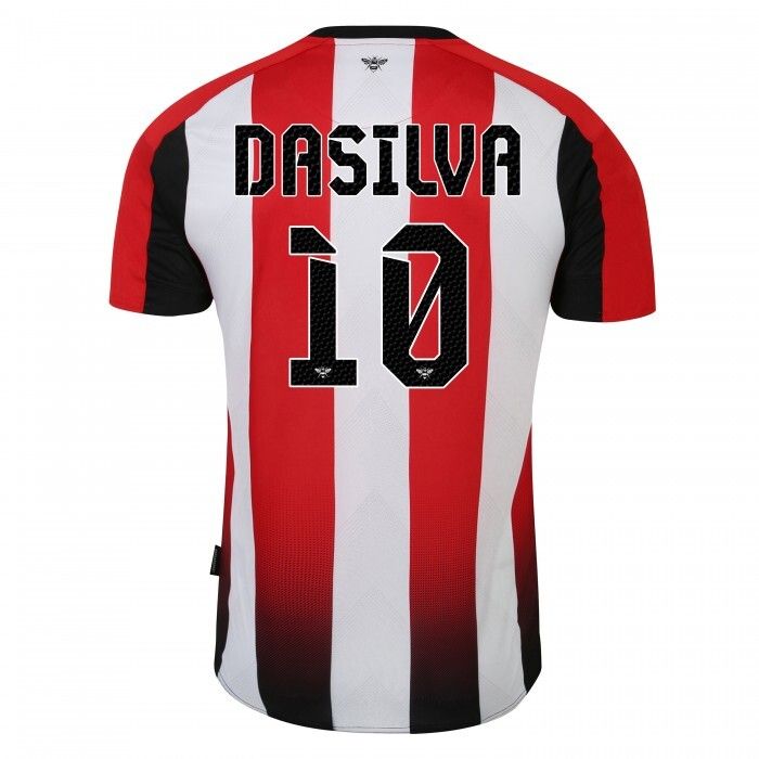 Brentford Home Da Silva 10  Jersey 2023-24