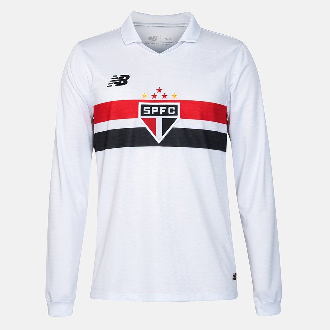 Sao Paulo FC Home Long Sleeve Jersey 2024/25