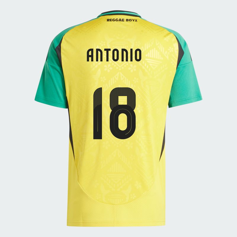 Jamaica  Home Michail Antonio 18 Soccer Jersey 2024