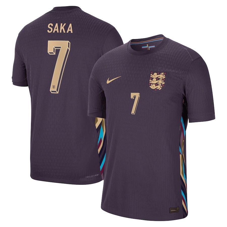 2024 England Saka 7 Away Jersey (Player Version)