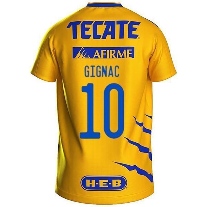 Tigres UANL Gignac 10 Home Jersey 21-22