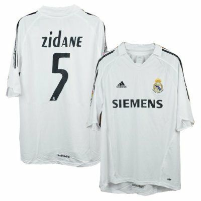 Real Madrid Home Zidane #5 Jersey 2005-06