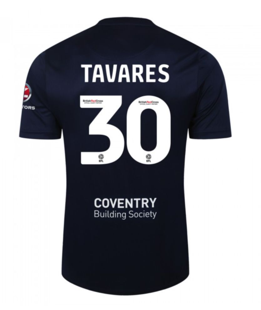 23-24 Coventry City 30 TAVARES Away Jersey