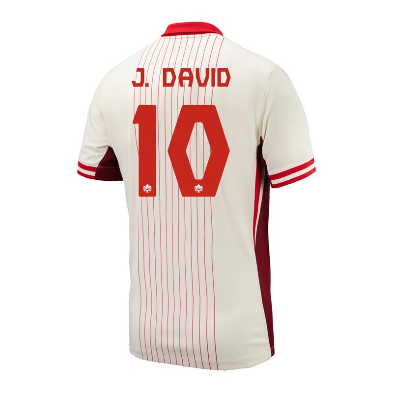 Canada Jonathan David #10 Home Jersey 2024