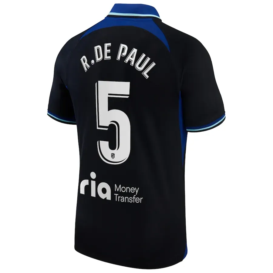 Atletico Madrid  R. De Paul 5  Away Jersey 2022-23