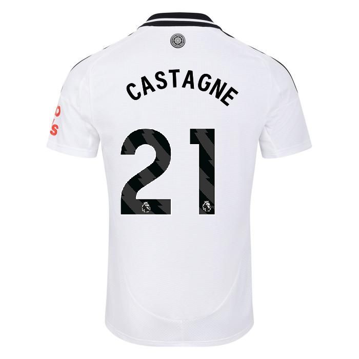 24-25 Fulham CASTAGNE 21 Home Jersey