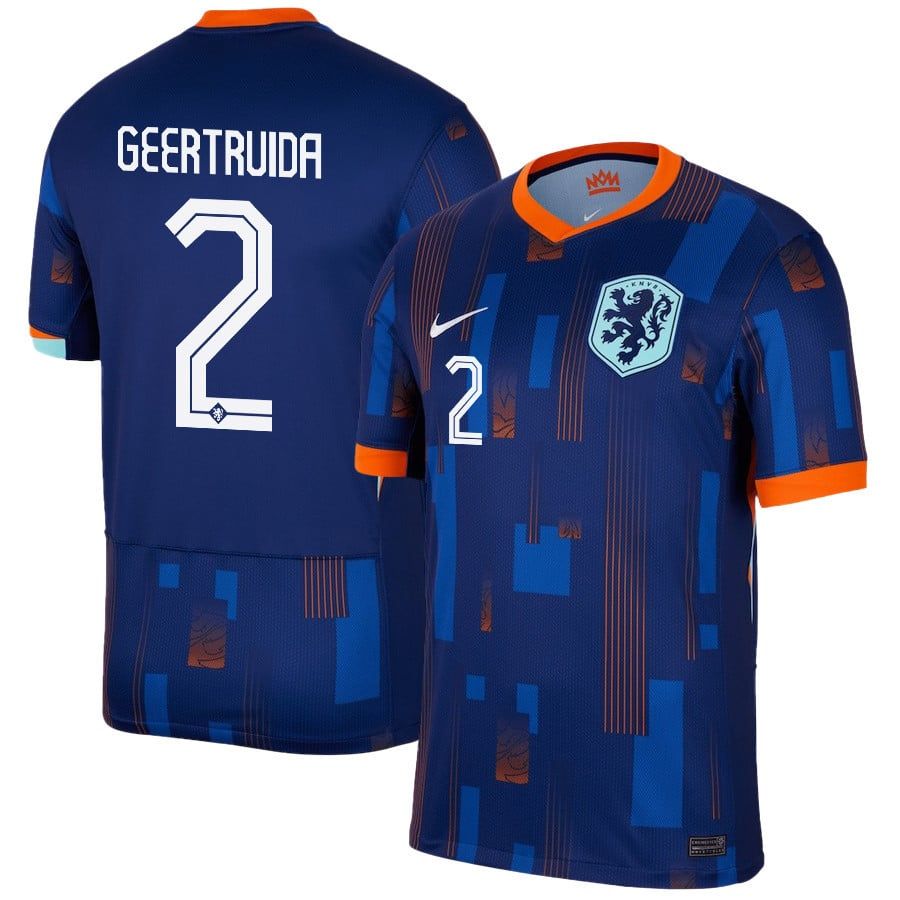 2024 Netherlands Geertruida 2 Away Jersey