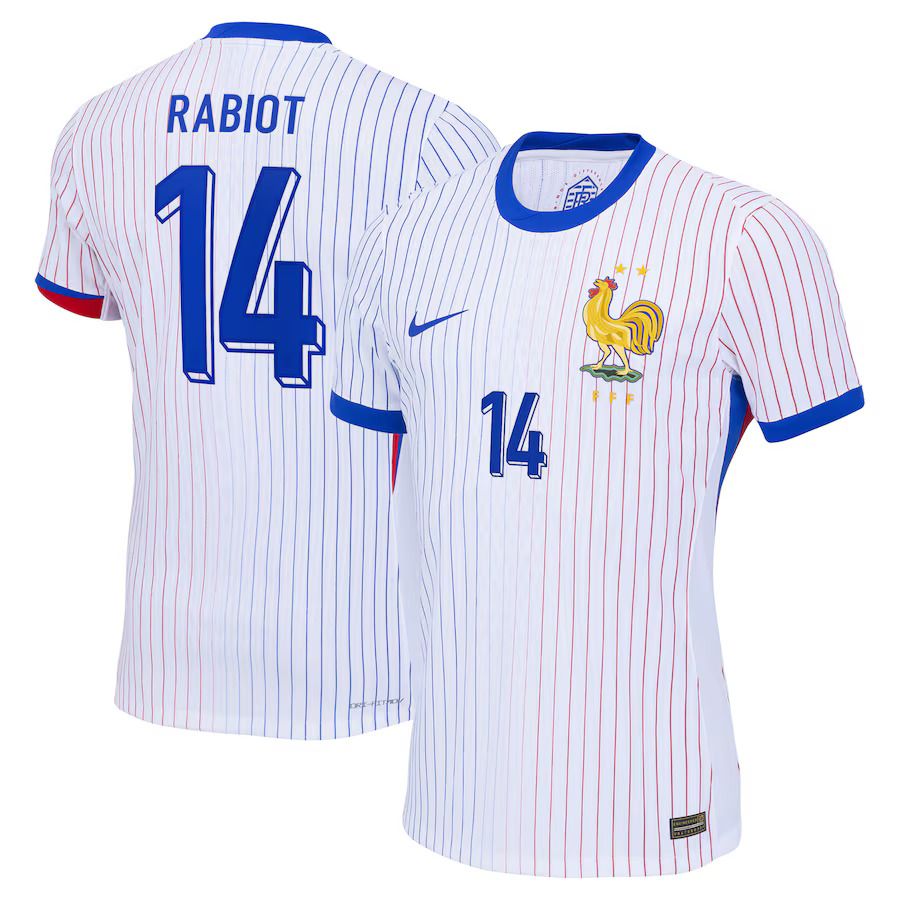 2024 France Rabiot 14 Away Jersey (Player Version)