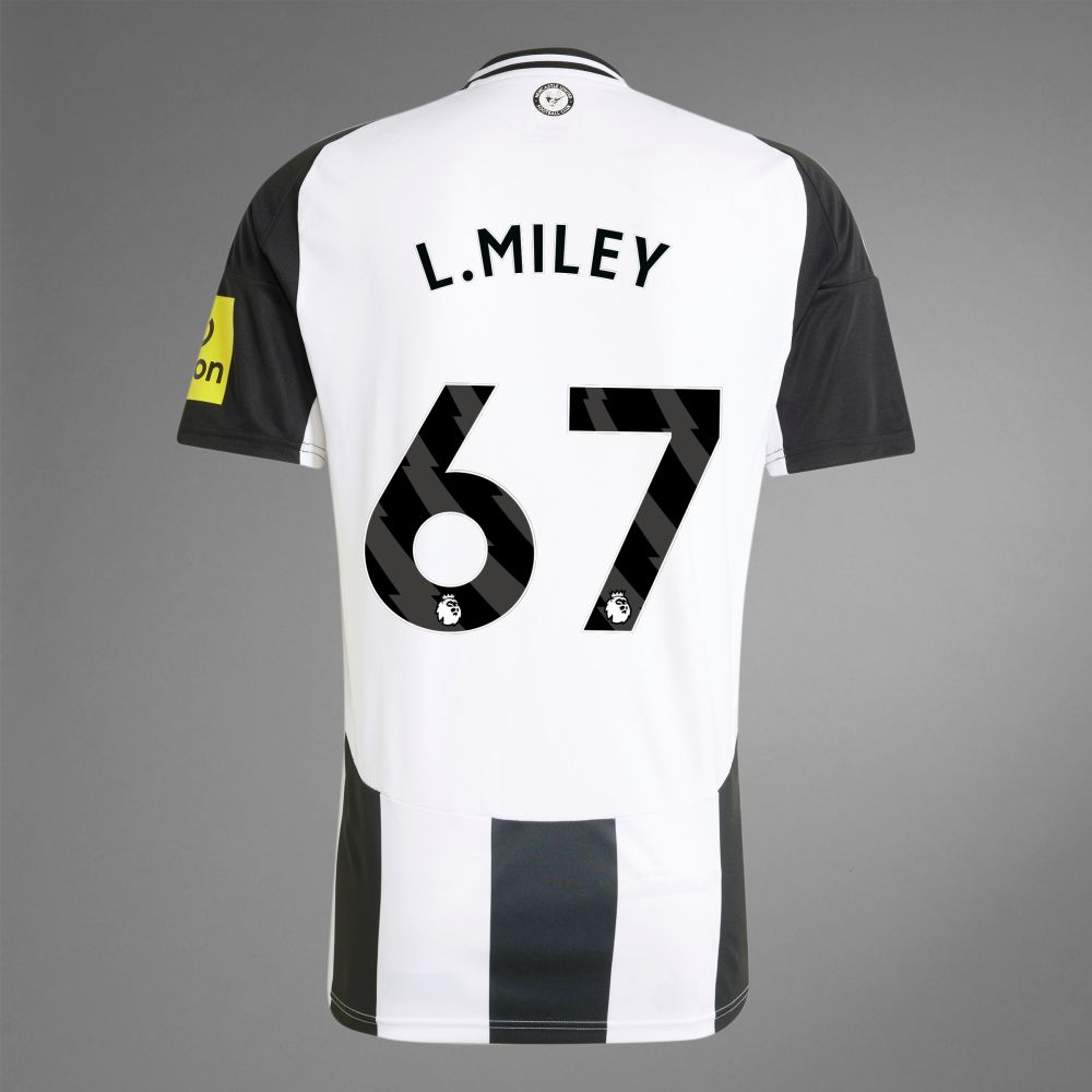 24-25 Newcastle United L.MILEY 67 Home Jersey