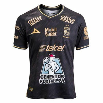 Club Leon Away Black Soccer Jersey Shirt 20-21