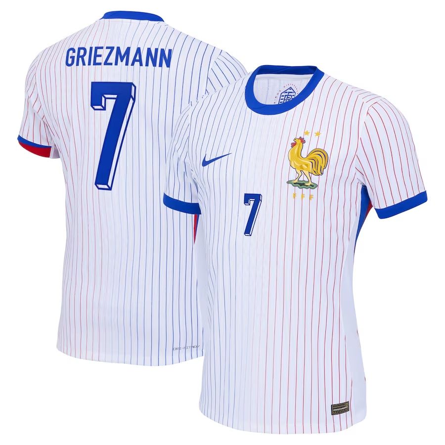 2024 France Griezmann 7 Away Jersey (Player Version)