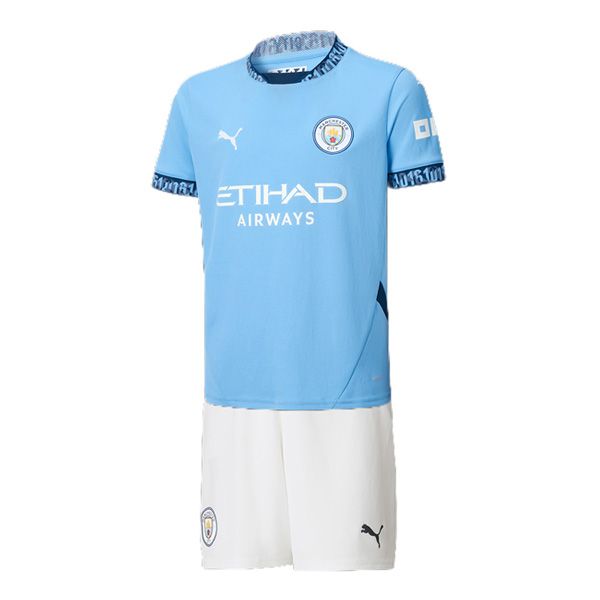 24-25 Manchester City Home Kids Kit