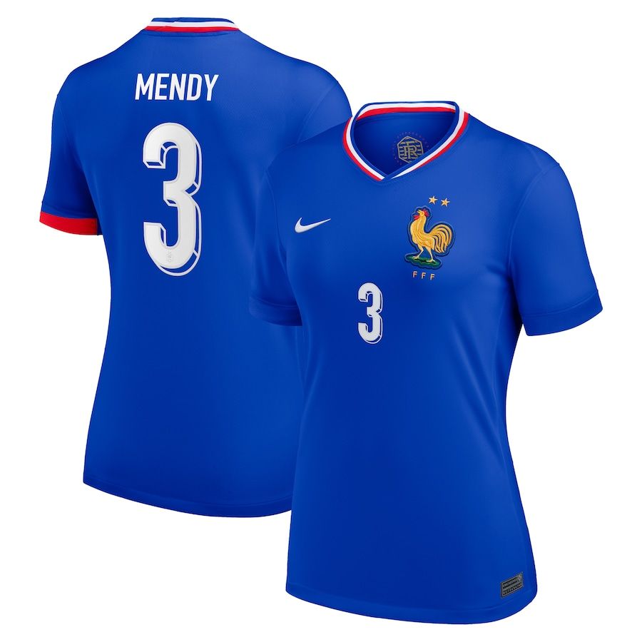 2024 France Mendy 3 Home Women Jersey