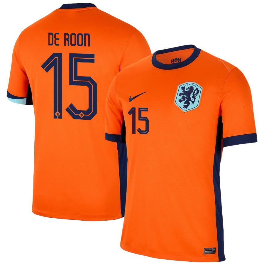 2024 Netherlands de Roon 15 Home Jersey