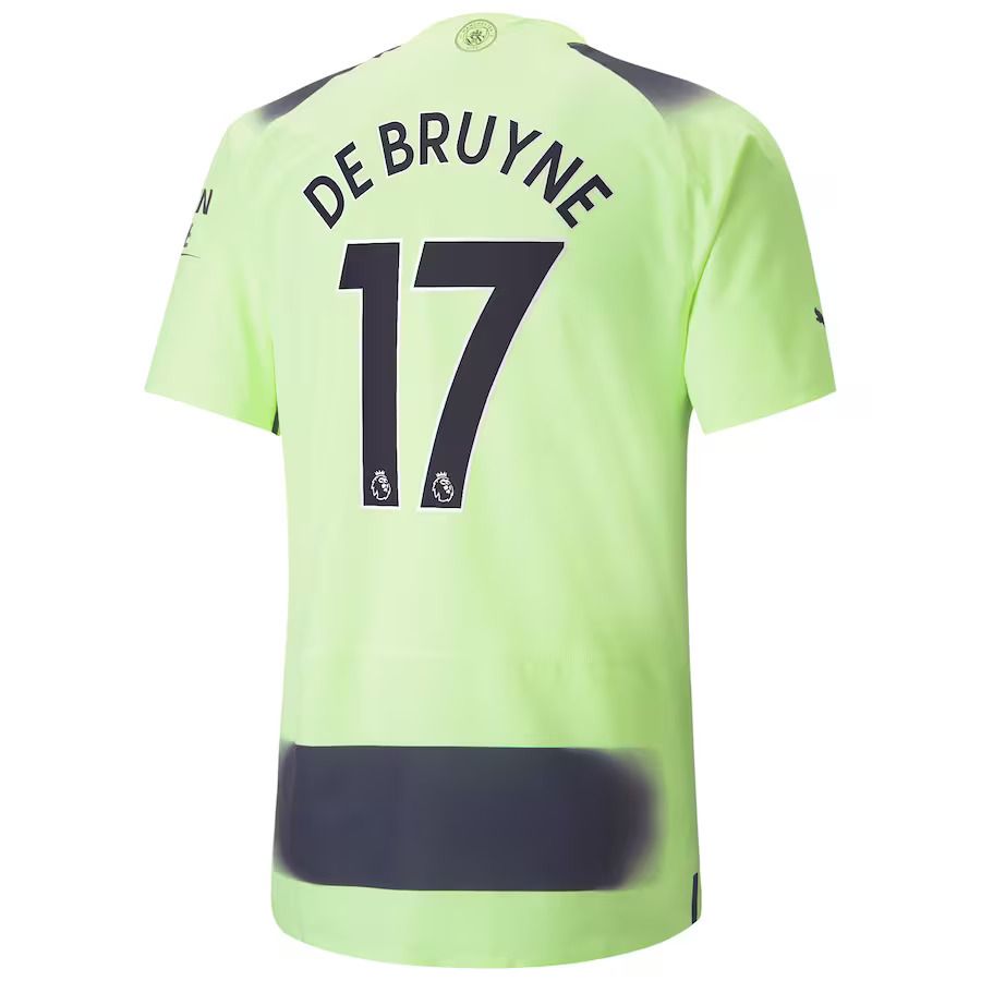 Manchester City De Bruyne 17  Third Jersey 22/23 (Player Version)