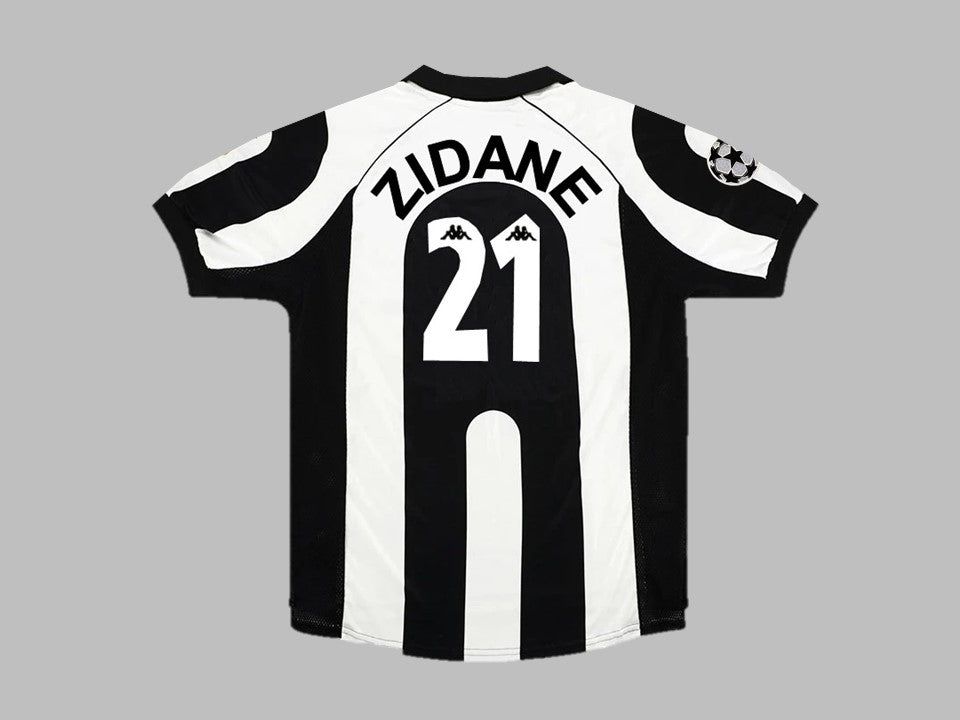 Juventus Home Zinedine Zidane #21 Retro Jersey 1997-98 (Replica)