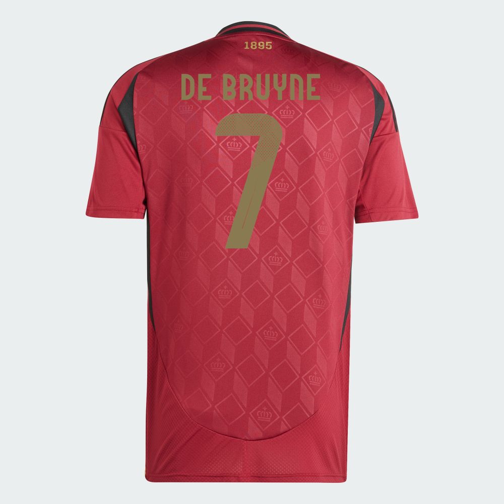 2024 Belgium DE BRUYNE 7 Home Jersey