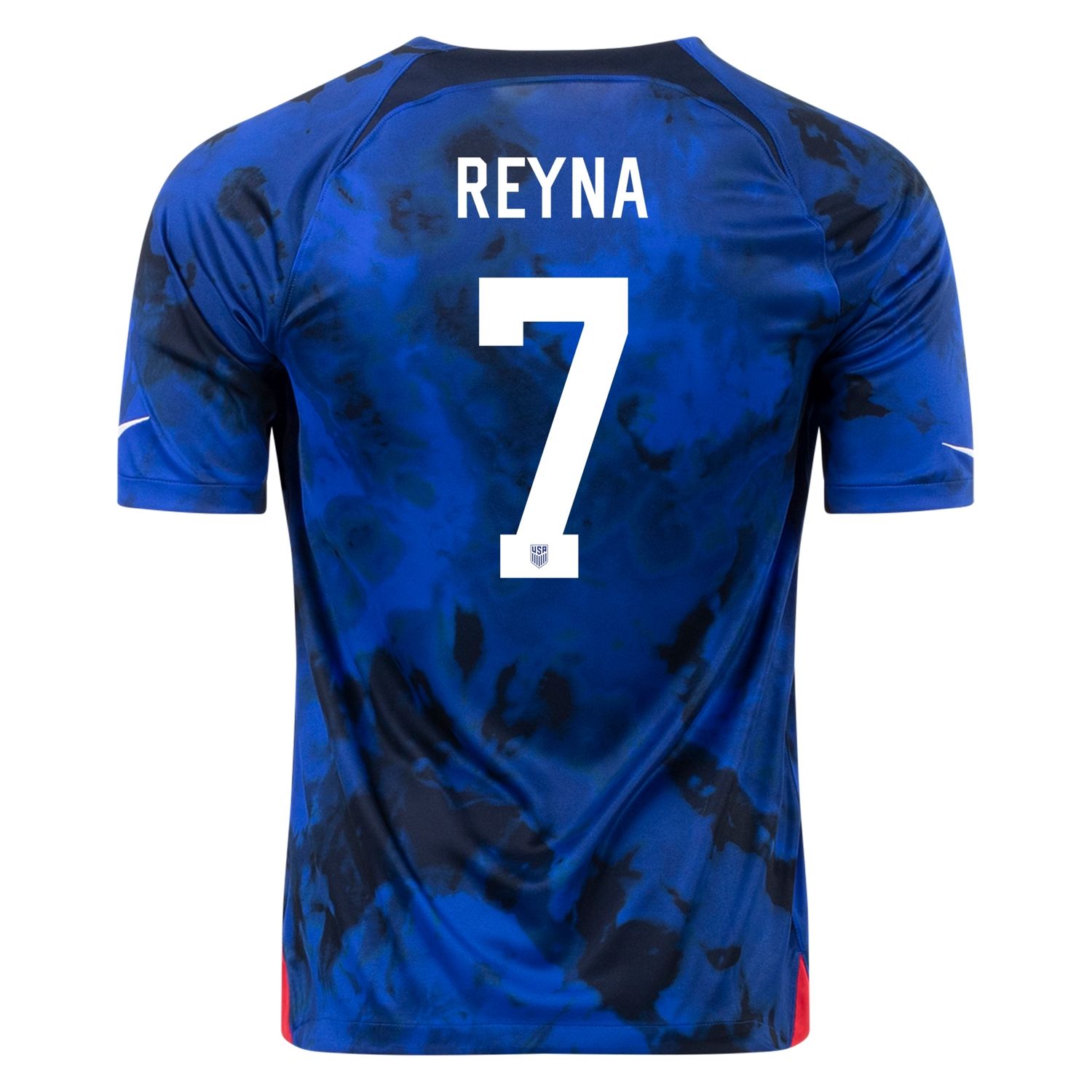 USA  Away Reyna 7 World Cup  Soccer Jersey 2022