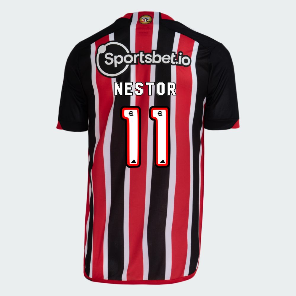 Sao Paulo FC Rodrigo Nestor 11 Away Jersey 2023/24