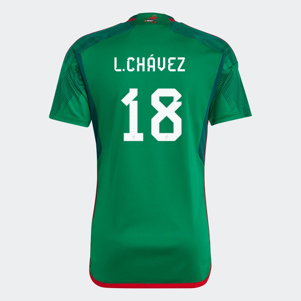 Mexico Luis Chávez 18 Home Jersey 2022/ 2023