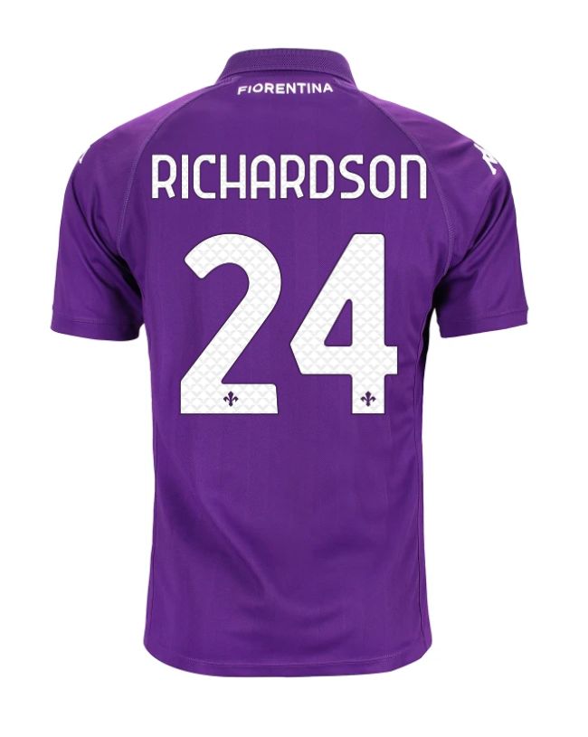 24-25 Fiorentina Home RICHARDSON 24 Jersey