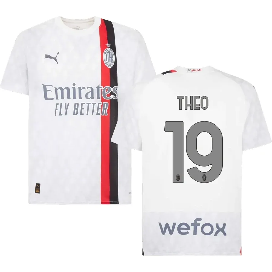 AC Milan Away Theo Hernández #19 Jersey 2023/2024