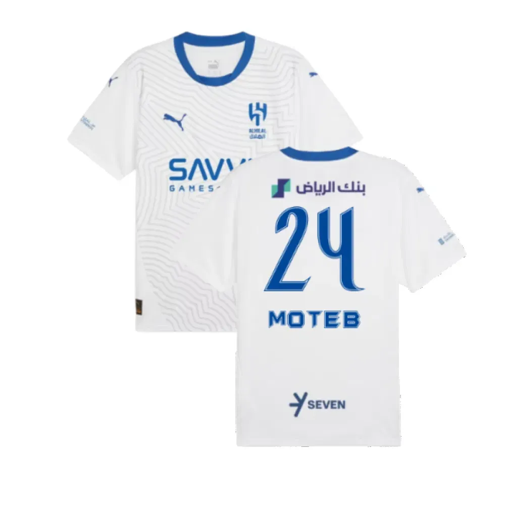 2024-2025 Al Hilal Away Moteb 24 Jersey