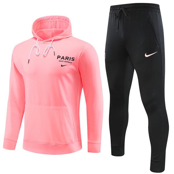 23-24 PSG Pink Hoodie Tracksuit