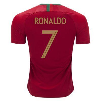 World Cup 2018  Portugal Home Ronaldo 7# print Jersey