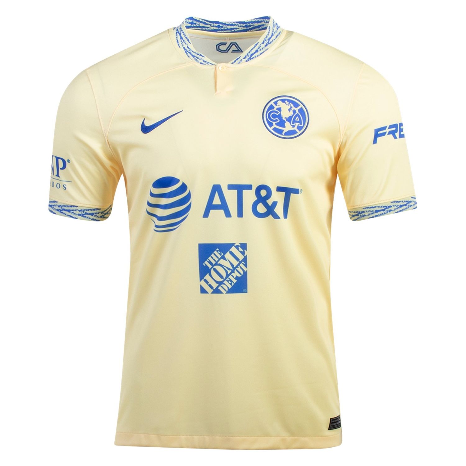 Club America Yellow Home Jersey 2022-23