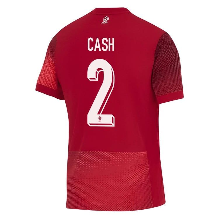 Poland Matty Cash #2 Away Jersey 2024