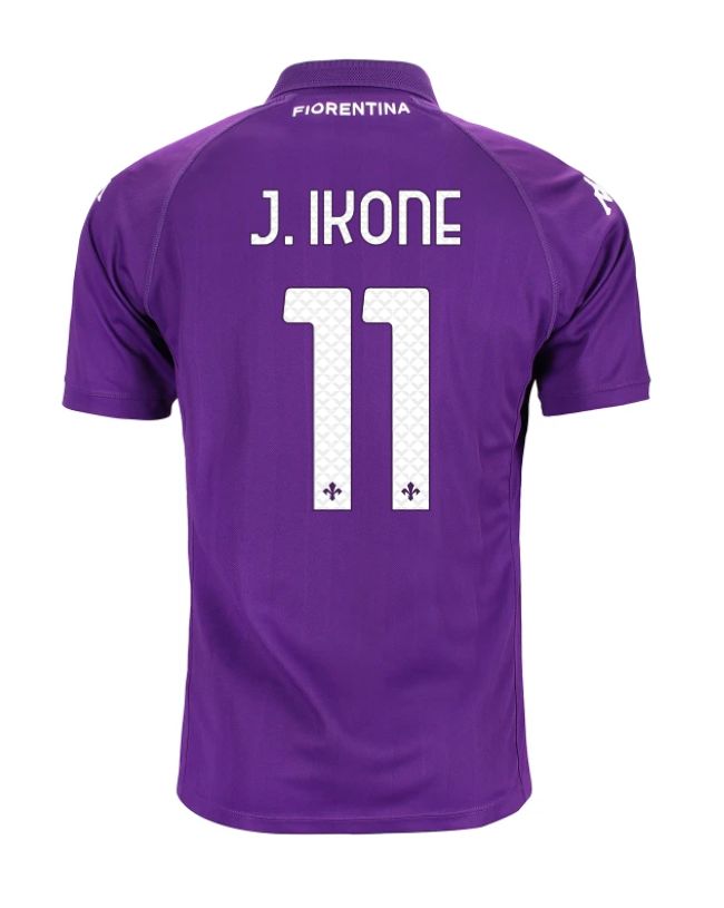 24-25 Fiorentina Home J. IKONE 11 Jersey