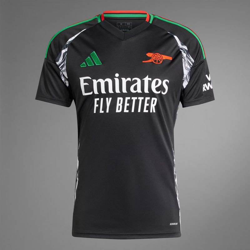 Front view of Arsenal away jersey
