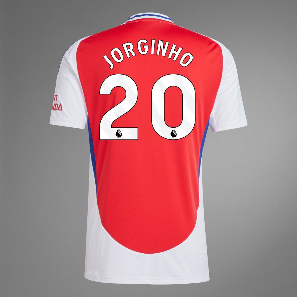back view of Jorginho 20 Arsenal Home Jersey