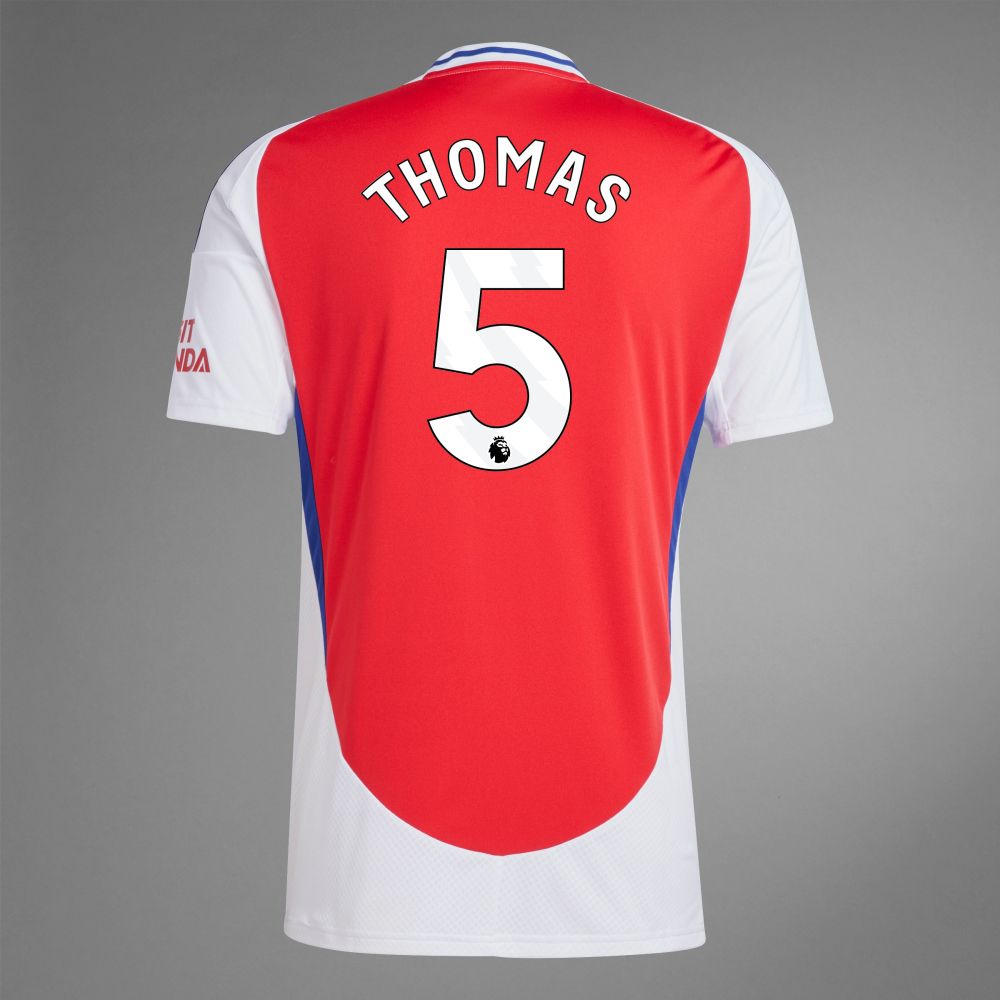 back view of Thomas 5 Arsenal Home Jersey