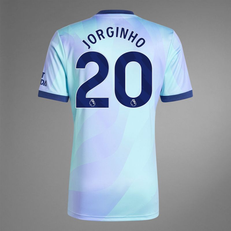 Back view of Jorginho 20 Arsenal Third Jersey