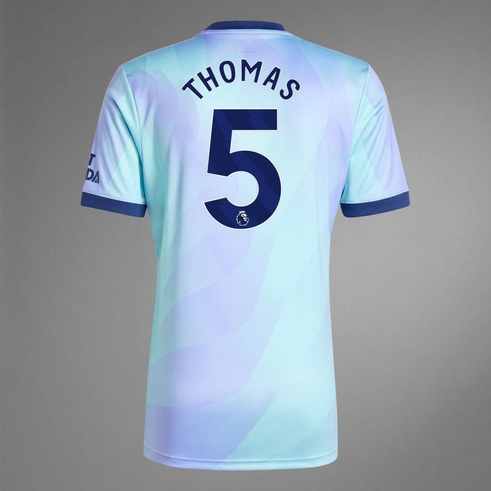 Back view of Thomas 5 Arsenal Third Jersey